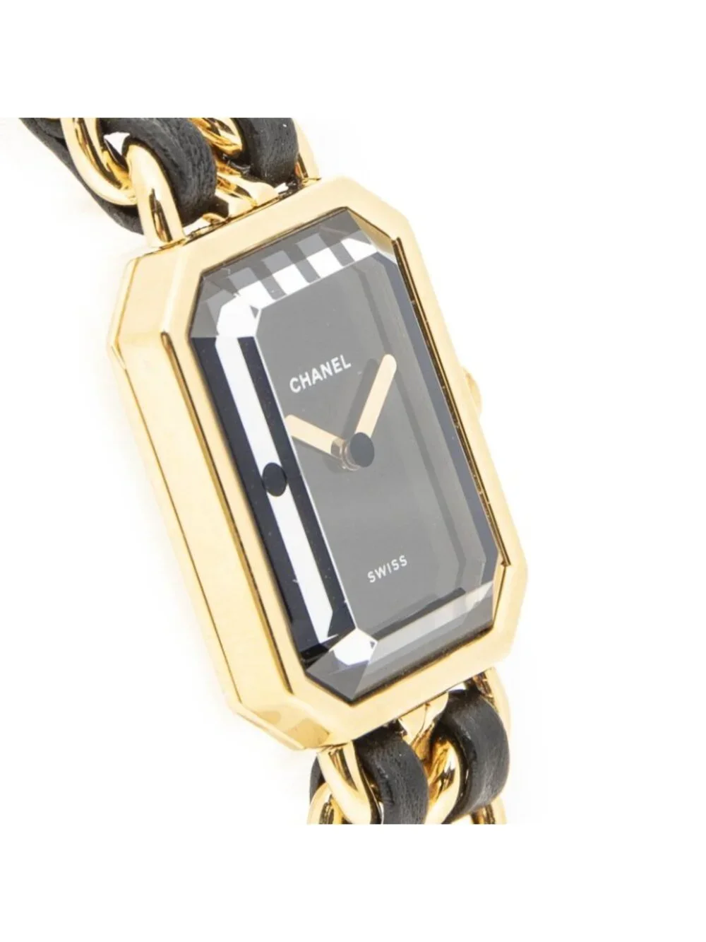 Chanel Premiere Black Gold Plated Shoulder Bag